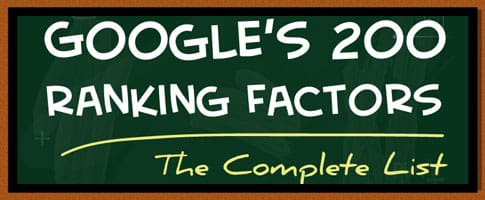 Google's 200 Ranking Factors